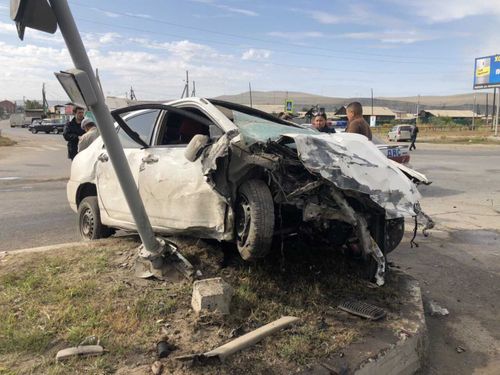 В Кызылском районе устанавливаются обстоятельства ДТП со смертельным исходом