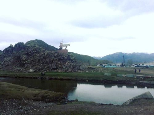 В Туве от старости разрушился мост. Ведутся восстановительные работы