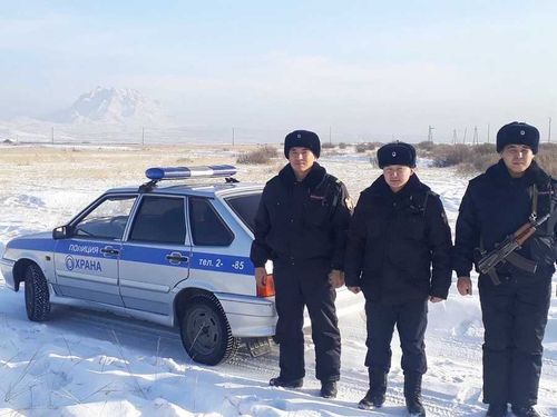 В Туве сотрудники Росгвардии эвакуировали жителей