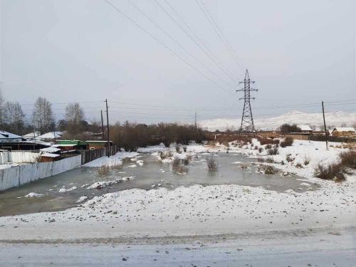 Обильный снег скоро растает. Тува встречает весну