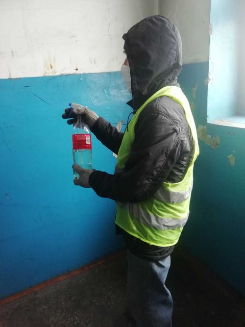 Как часто в Кызыле дезинфицируют подъезды?