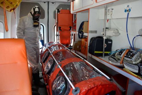 Переносной бокс в работе 