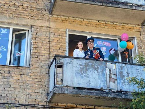 Сотрудники МВД Тувы поздравили  с 75-летием Победы ветеранов ведомства - тружеников тыла