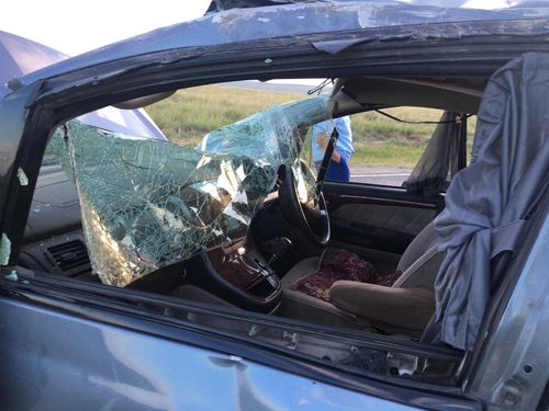 В Туве перевернулся микроавтобус. Пятилетний ребенок погиб