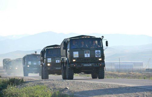 Участники «Военного ралли» прибыли в Кызыл