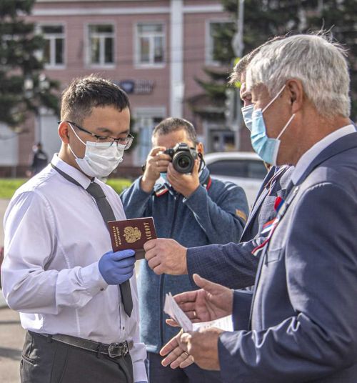 День российского флага в Туве