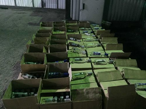 Полторы тонны пивного контрафакта в никуда