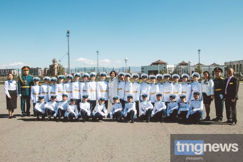 Кызылское президентское кадетское училище приняло новобранцев