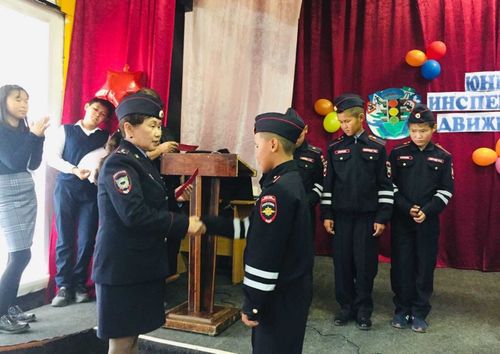 Юные инспекторы ДПС приняли присягу