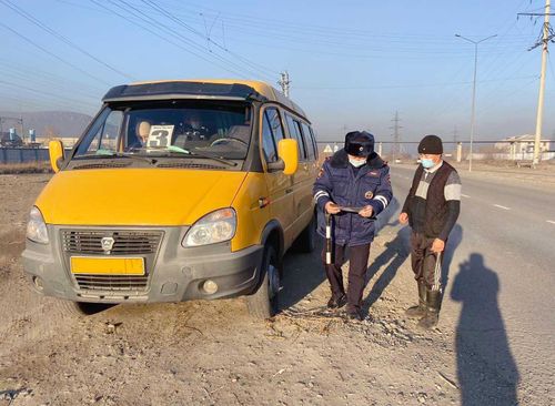 В Кызыле проверяют маршрутки и автобусы на безопасность