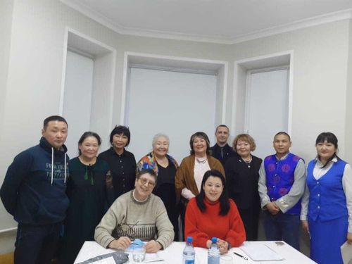 Тувинские драматурги в Хакасии