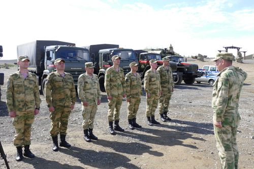 В Туву для участия в Военном ралли-2021 прибыла команда Росгвардии