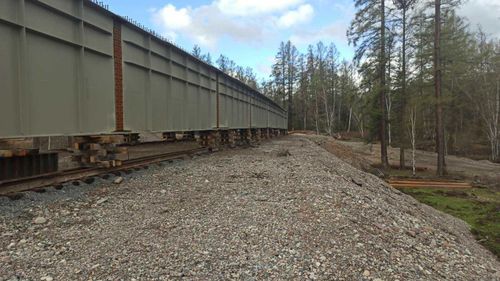 Строительство моста в Тоджинском районе идет с опережением