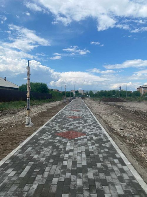 В столице Тувы началось строительство новой аллеи