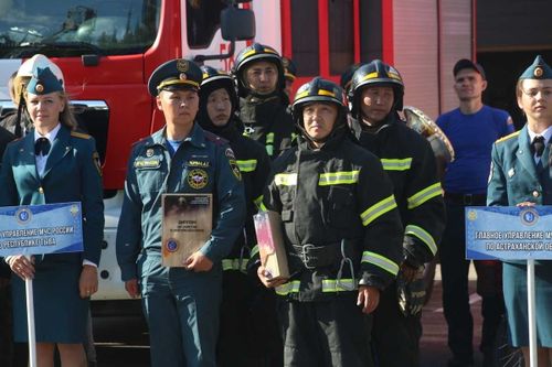 Тувинские пожарные в числе лучших в России