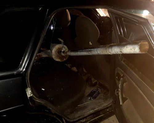 Заключенным в очередной раз попытались доставить гашиш с помощью самодельной базуки