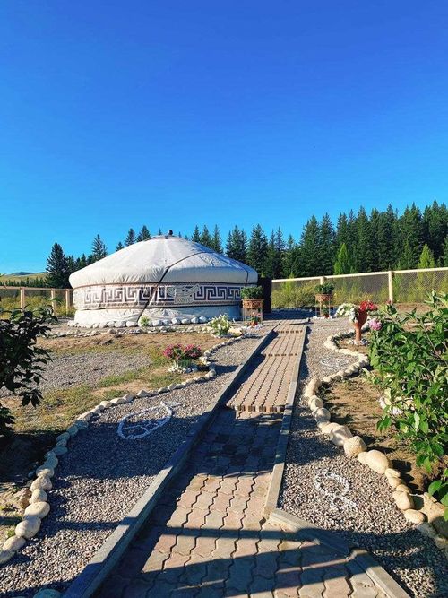 В Туве осветили храм-юрту в честь блаженной Матроны Московской
