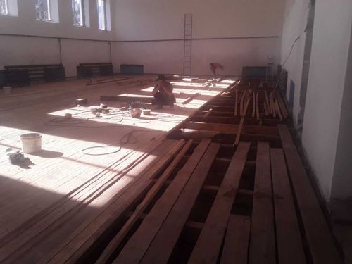 Отремонтированный спортзал для начинающих спортсменов села Ийме 