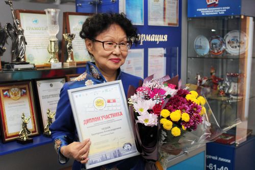 Екатерина Чюдюк - участник от Тувы всероссийского чемпионата по компьютерному многоборью среди пенсионеров