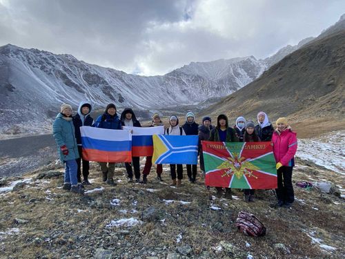 Юные монгун-тайгинцы покорили горы