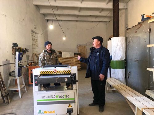 В Кызыл-Даге состоялось открытие столярного этноковоркинга