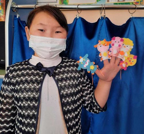 Кукольный кружок возобновил работу в библиотеке им. Чуковского