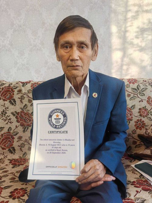 Альпинист из Тувы попал в книгу рекордов Гиннесса