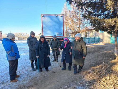 В Барун-Хемчик приехал КамАЗ-флюорограф