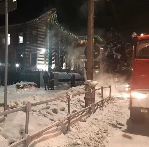 В Центре тувинской культуры и ремесел произошел пожар