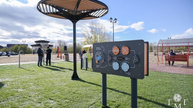 В Кызыле торжественно открыли научную детскую площадку в парке «Семейный»