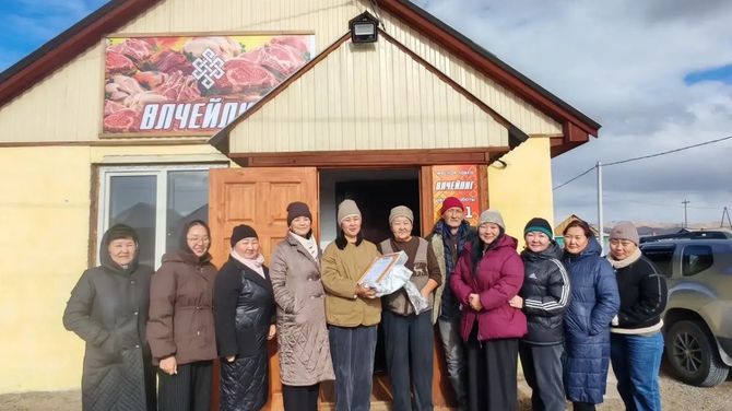 Благодаря социальному контракту в Хандагайты открылась мясная лавка