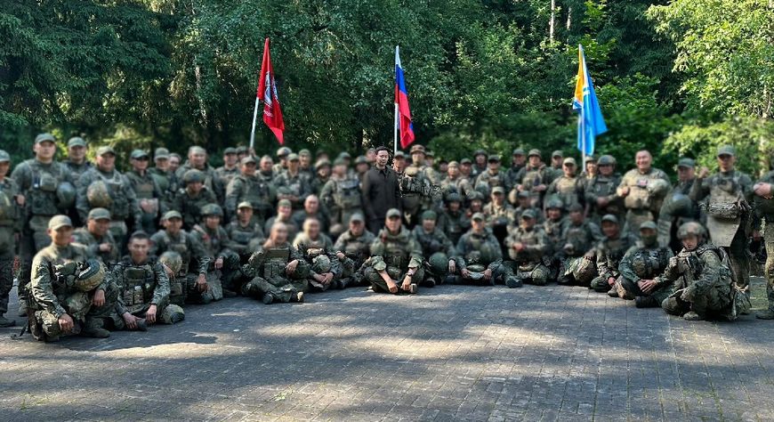 Полпредство Тувы в Москве организовало встречу с военнослужащими 55-й бригады перед отправкой в зону СВО