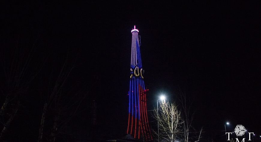 Телебашня в Кызыле поздравит с Днём единения народов Беларуси и России