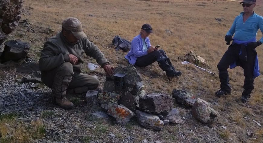 На хребте Чихачёва прошла экспедиция по мониторингу снежного барса