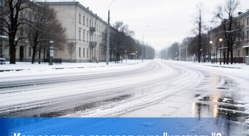 Как вести себя на дороге в гололед? Рекомендации специалистов