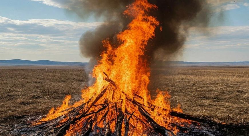 Особый противопожарный режим установлен в Сут-Хольском районе