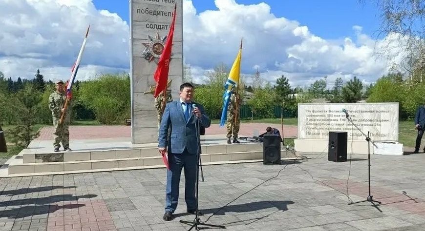Жители села Сарыг-Сеп приняли участие во всероссийской акции «Бессмертный полк»
