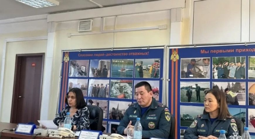 ГУ МЧС России по Республике Тыва проверяет готовность к паводку