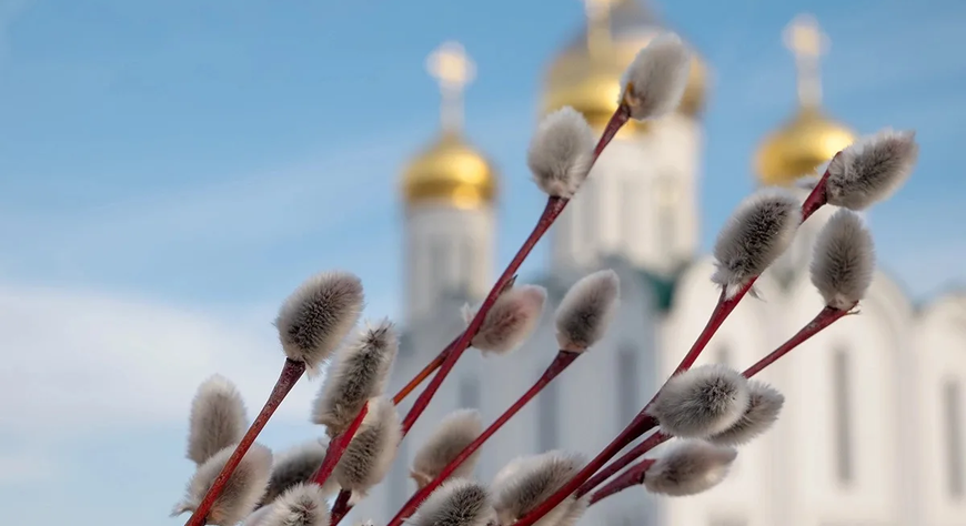 Владислав Ховалыг поздравил земляков с Вербным воскресеньем