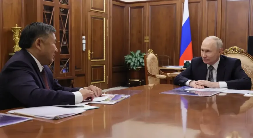 Глава Тувы Владислав Ховалыг обсудил с Президентом страны Владимиром Путиным развитие республики