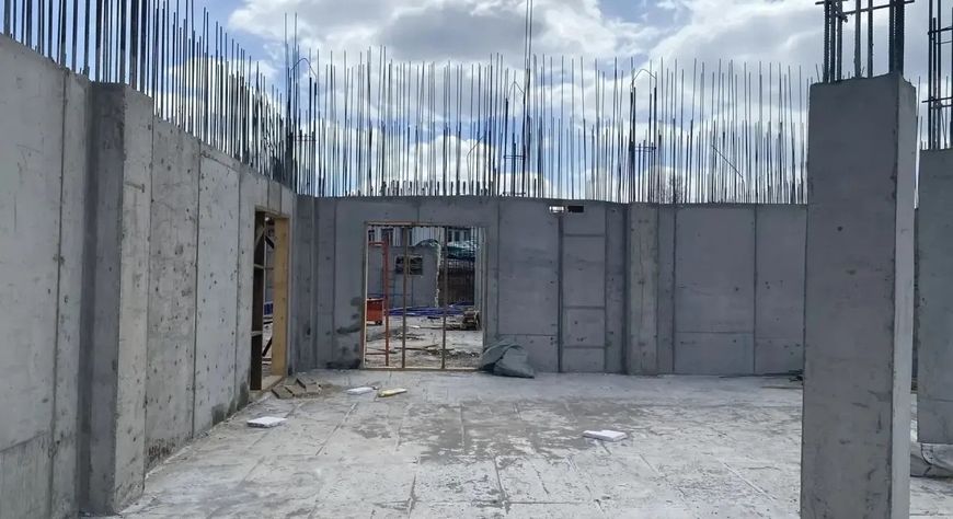 В Туране продолжается строительство новой школы