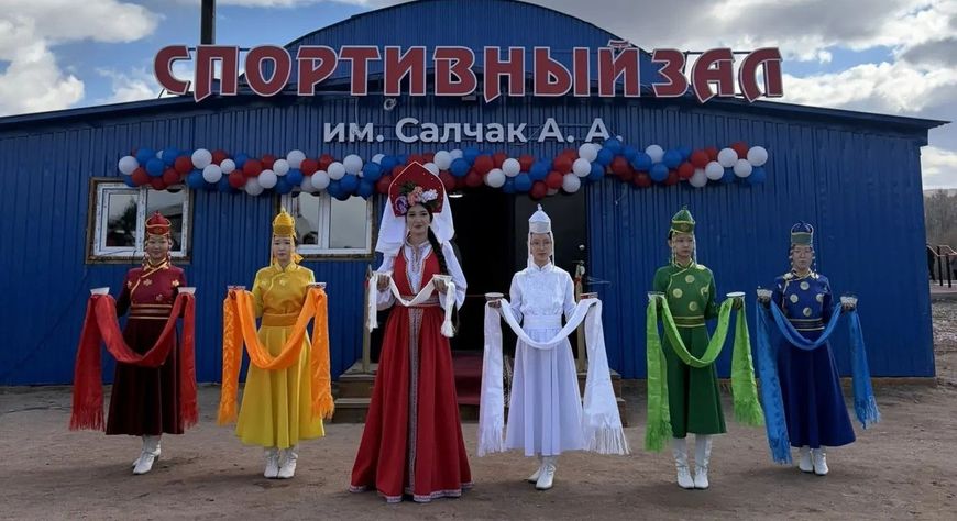 В селе Кундустуг открылся спортивный зал ангарного типа