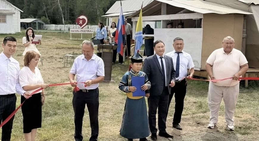 В лагере «Чодураа» стартовала третья смена с открытием новых корпусов