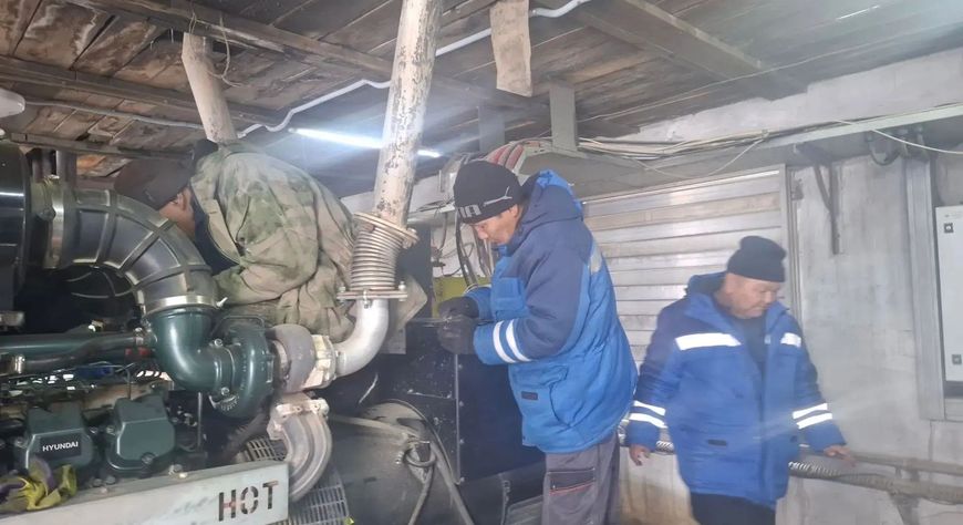 В Монгун-Тайгинском районе плановые работы на дизельных электростанциях продолжаются в штатном режиме