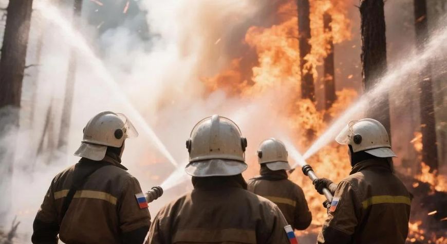 В Туве локализованы два лесных пожара на площади 17 гектаров