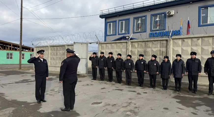 Заместитель министра внутренних дел по Туве проинспектировал пункт полиции в Суг-Аксы