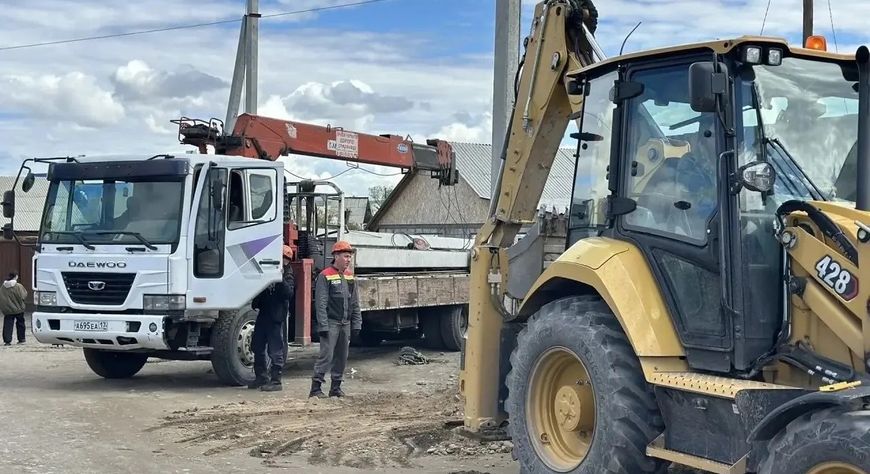 В Кызыле началась модернизация электросетей в левобережных СНТ